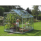 skleník VITAVIA VENUS 5000 číre sklo 3 mm strieborný
