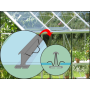 skleník VITAVIA VENUS 6200 číre sklo 3 mm zelený