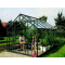 skleník VITAVIA URANUS 9900 číre sklo 3 mm zelený