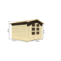drevený domček KARIBU AMBERG 4 (82973) natur