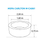 Nafukovacia vírivka MSPA Carlton M-CA061