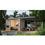 hibrid kerti ház KARIBU JUPITER D (93433) világosszürke / terragrau LG4080