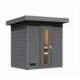 finn szauna KARIBU HYTTI 1 (97703) terragrau LG4123