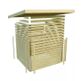 finn szauna KARIBU HYTTI 2 (93862) natur LG4144
