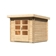fából készült kerti ház KARIBU BASTRUP 2 (73283) natur LG2805