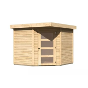 fából készült kerti ház KARIBU SCHWANDORF 5 (73470) natur LG3904