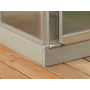 üvegház VITAVIA VENUS 5000 tiszta üveg 3 mm ezüst színű LG1027