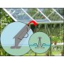 üvegház VITAVIA VENUS 6200 tiszta üveg 3 mm ezüst színű LG1028