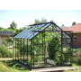 üvegház VITAVIA URANUS 9900 tiszta üveg 3 mm fekete színű LG3562