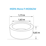 Bazén vírivý MSPA Mono F-MO062W