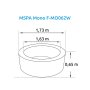 Bazén vírivý MSPA Mono F-MO062W