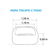 Bazén vírivý MSPA Tekapo C-TE042