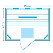 Infrasauna Marimex ELEGANT 3002 XXL