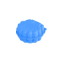 Pieskovisko / bazénik - Mušľa s krytom - modrá