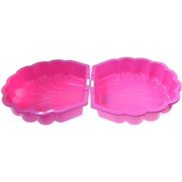 Pieskovisko / bazénik - Mušľa s krytom - ružová