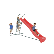 Šmykľavka s vodnou prípojkou červená 3,0 m