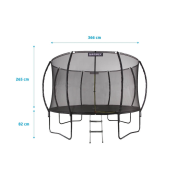Trampolína Marimex Comfort 366 cm + ochranná sieť + schodíky ZADARMO
