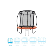 Trampolína Marimex Premium 244 cm + vnútorná ochranná sieť + rebrík ZDARMA