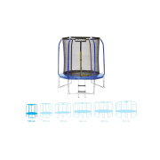 Trampolína Marimex Štandard 183 cm + vnútorná ochranná sieť + schodíky ZADARMO