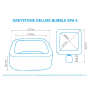 Vírivý bazén Greystone Deluxe Bubble Spa 4 NP