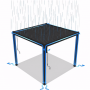alumínium bioklimatikus pergola LANITPLAST STANDARD 3x3 m LG2299