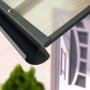 bejárati előtető LANITPLAST MELES 160/85 antracit LG2180